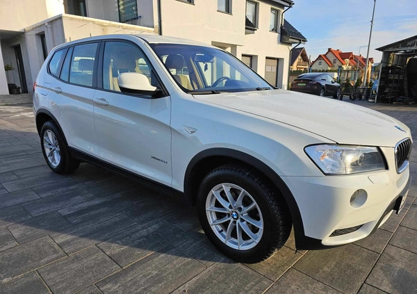BMW X3 cena 55900 przebieg: 254930, rok produkcji 2013 z Ciechocinek małe 79